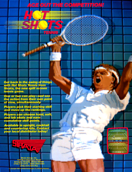 Hot Shots Tennis (V1.1) MAME2003Plus Game Cover